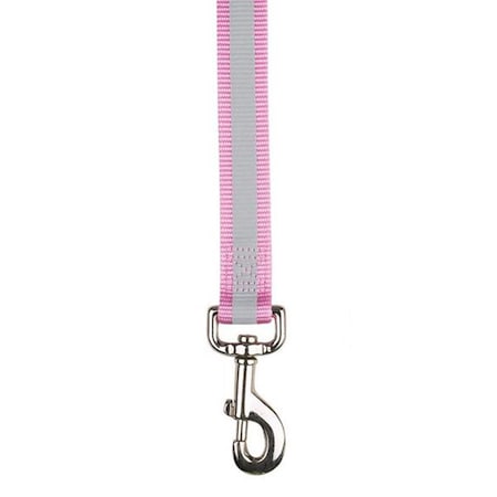 Pamperedpets Guardian Gear Reflective Ld 6 Ft x 1 In Pink PA2632593